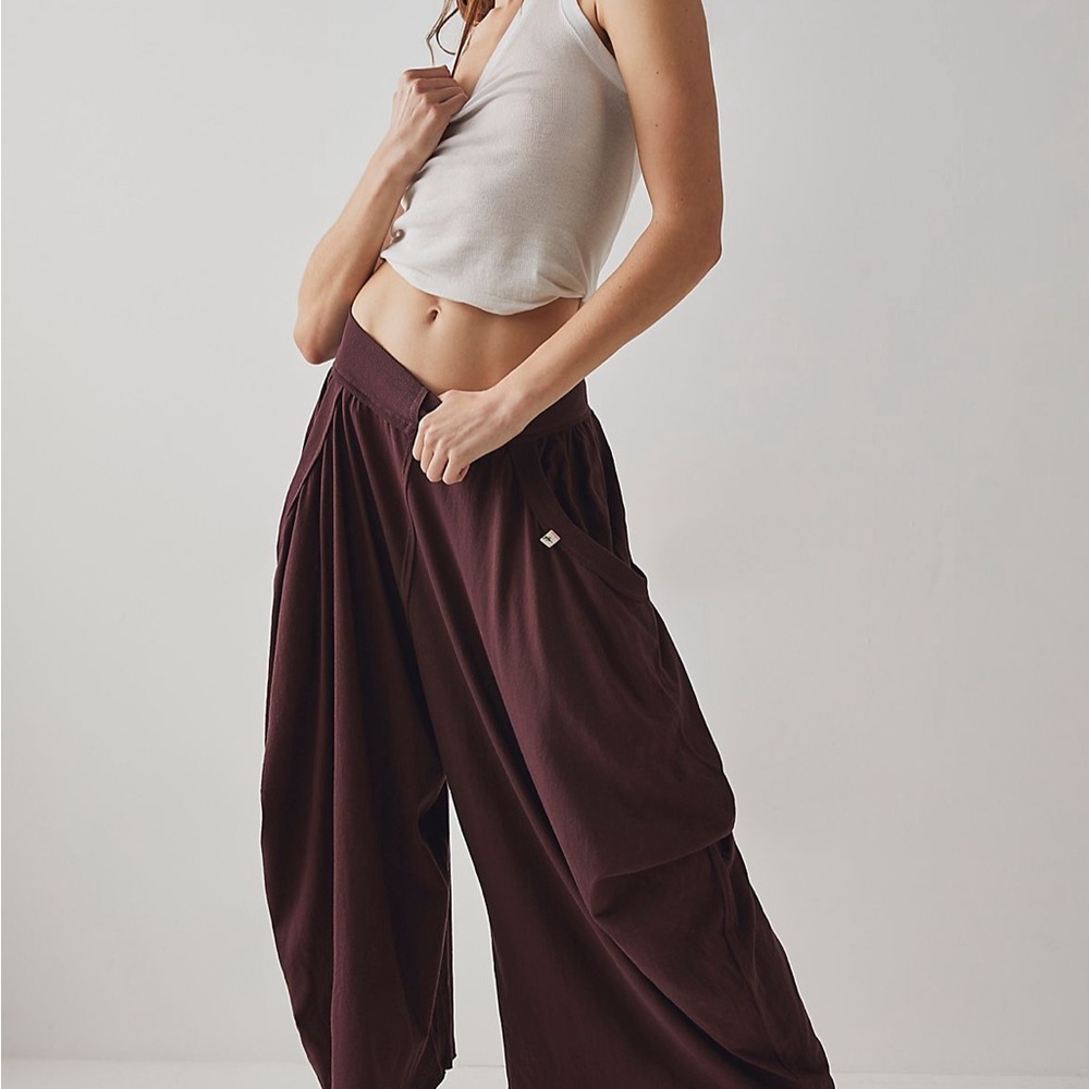 FREE PEOPLE Summer Slumber Pants SIZE 8/10 in Vintage Grape